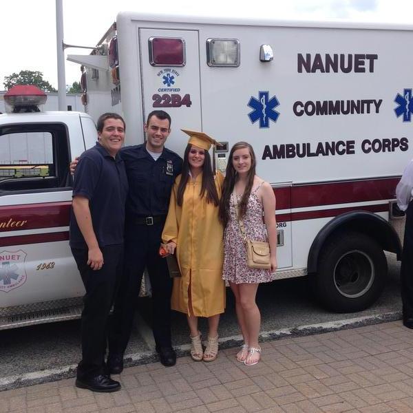 Nanuet Community Ambulance Partakes in HS Graduation Standbys Nanuet EMS